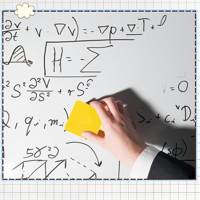 TaoBary Taobary 96 Pack Mini Dry Erase Erasers Bulk Magnetic Whiteboard Dry Erasers Classroom Supplies Whiteboard Chalkboard Cleaner for Teacher Kids School Office, 1.97 x 1.97 Inch (Colorful)