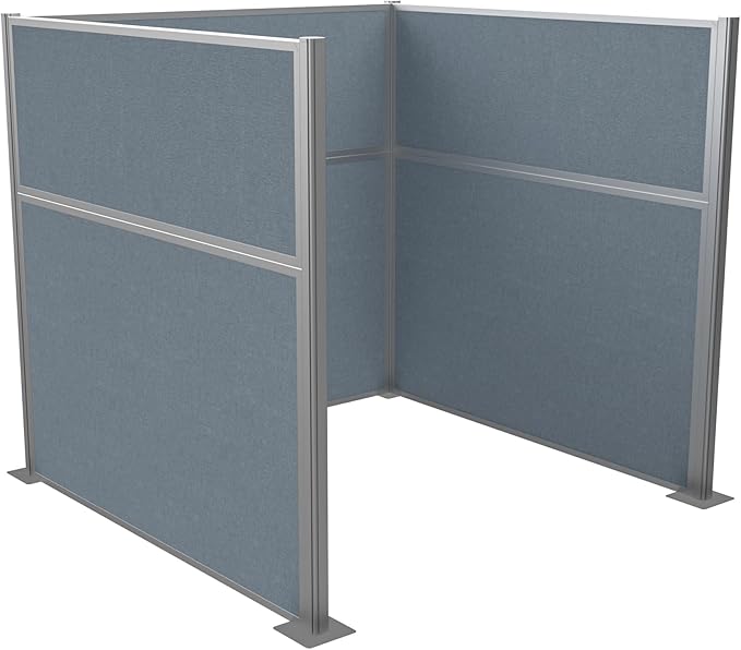 Versare Hush Panel Cubicle Kit | Workstation Partition Walls | Sound Dampening Cubicle Walls | Partitions for Desks