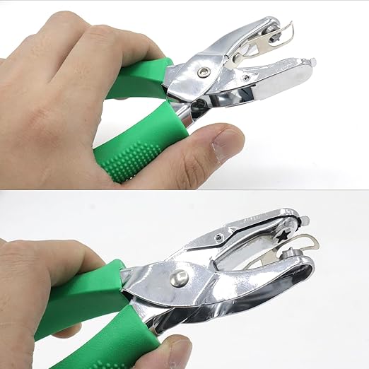 Handheld Star Shape Hole Punch, 1/4 Inch Hole Size, Craft Paper Puncher, Single Pack, Ideal for DIY Projects and Office Use