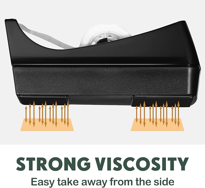 Yahenda 6 Pack Desktop Tape Dispenser Non Skid Base with 0.7 x 985 Inches Invisible Tape Refills Bulk Weighted Roll Dispenser for Office Home School
