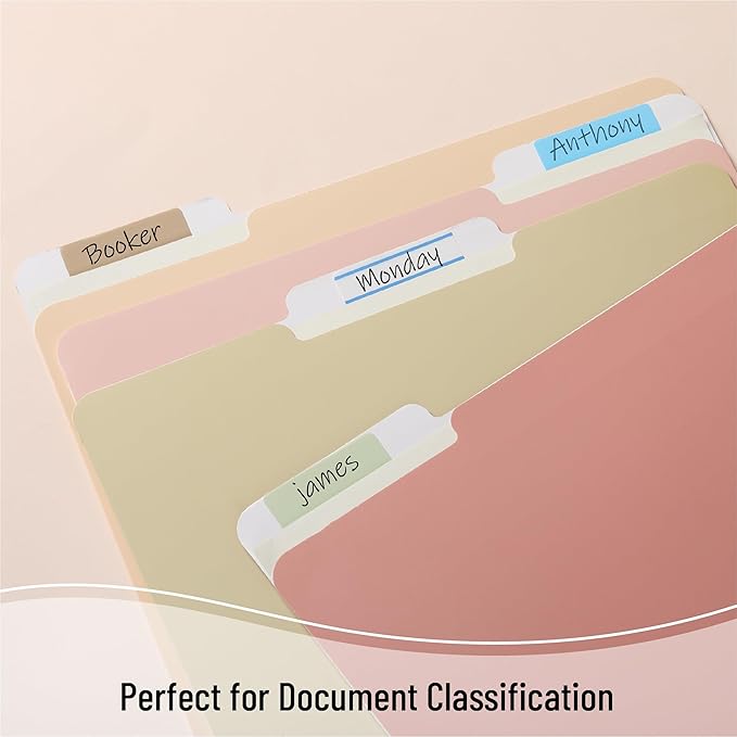 Mr. Pen- Sticky Index Tabs, 500 Pcs, 21 Sets, Colorful Sticky Tabs for Notebooks, Page Markers, Page Tabs for Binders, Page Tabs Sticky Tabs for Books, Notebook Tabs, Book Sticky Tabs for Notebooks