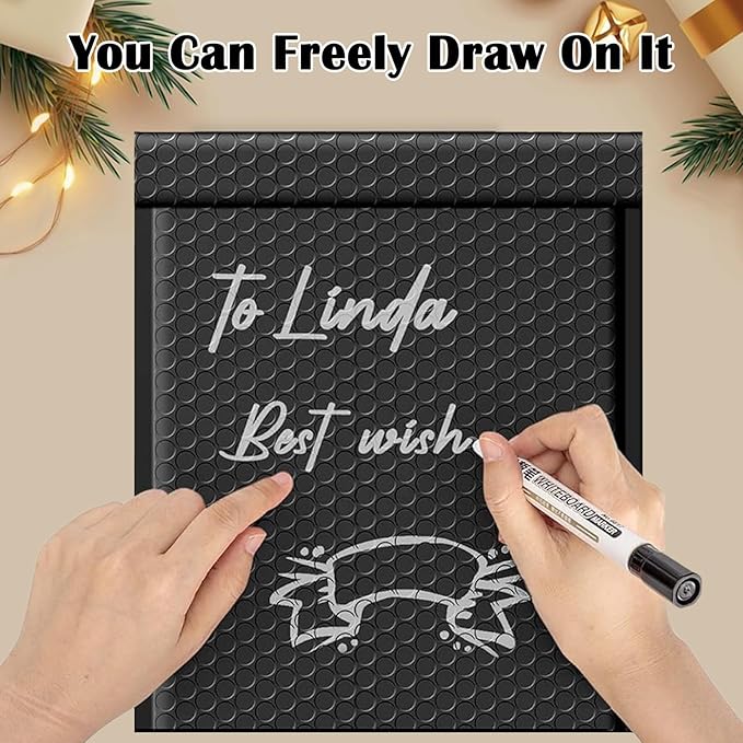 30 Pack 10x13 Inch Poly Bubble Mailers, Padded Envelopes with Self Seal Adhesive Strip, Waterproof Lightweight Mailing Shipping Bags for Thick Books Clothes Holiday Gifts Business Packaging