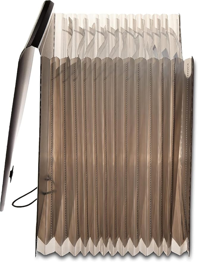 Amazon Basics Expanding Organizer File Folder, Letter Size - Black, 1-Pack