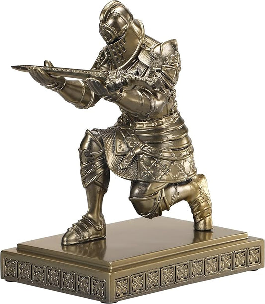 Medieval Knight Pen Holder Office Desk Decor Gifts for Men Father Husband Him Unique