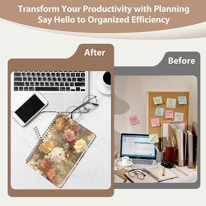 2026 Planner, Weekly and Monthly Calendar Planner Agenda, Jan 2026 - Dec 2026, Planning Academic Book, Office Desk Accessories and School Supplies - A5 (6.3'' x 8.5'')