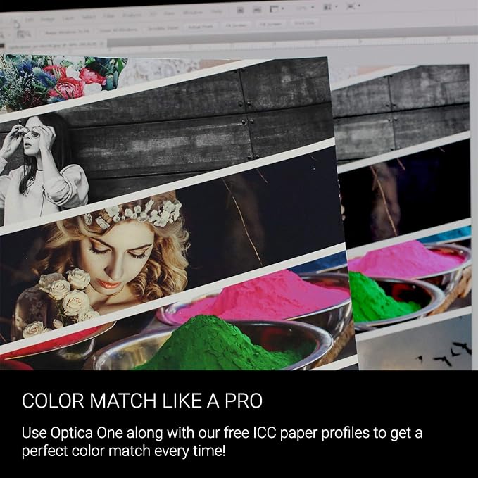 Optica One is a Luxurious 300 gsm Smooth Matte Fine Art Inkjet Paper Offered in size 17"x25”, 25 Sheets; Its Bright White Color is Ideal for Black and White and Color Prints. 100% Archival Certified