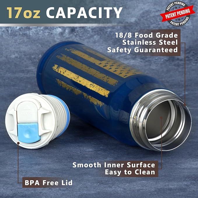 White Elephant Gift for Adults Funny - 17 oz Blue Tumbler Presents - Stocking Stuffers for Adults Mens Gifts Ideas - Gifts for Dad Who Have Everything - Dad Gift Christmas - Stocking Stuffers 2025