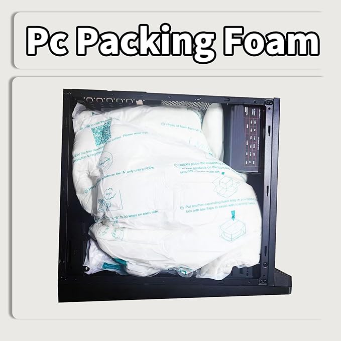 8 Pcs Expanding Packing Foam, ICLAP Ample Expandable Foam Packaging for PC, Fragile & Irregular Valuables Items, Electronics, Ceramics. Foam for Shipping & Moving, 14”x16”