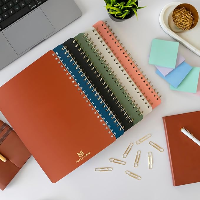 | Ultimate Yearly, Daily, Weekly, Monthly Planner | 8.25" x 11.75" | To Do List Notebook for Work | Simple Design | Multiple Layouts | Academic Planner and Organizer Notebook (Black, Yearly Planner - Portrait)