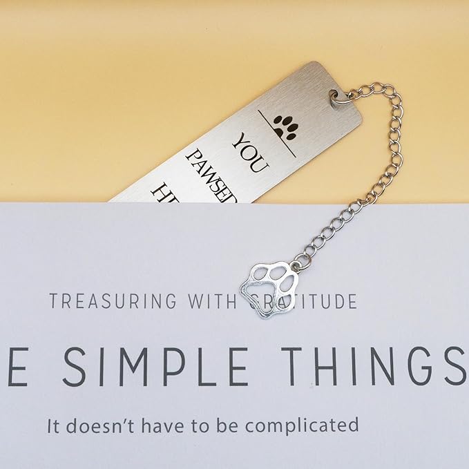 Dachshund Dog Bookmark for Readers Women Book Lovers Gifts for Dog Lovers Dog Mom Dad Gifts Bookmark for Dachshund Lovers Owners Bookworm Bookish Gifts Valentine Birthday Pet Day Christmas