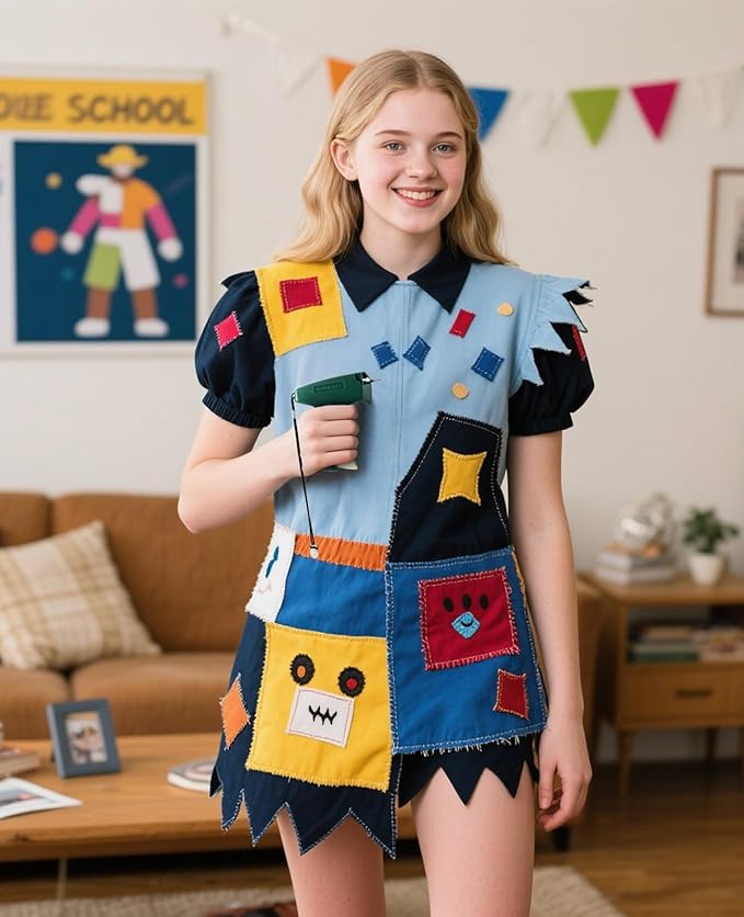 HOUSEDAY Mini Stitch Gun for Clothes, Temporary Stitchy Quick Clothing Fixer with 3 Mini Needles, 3120 Micro Fasteners, Portable Emergency Clothing Stitch Gun Micro, Handheld Stitch Tagging Gun Kit