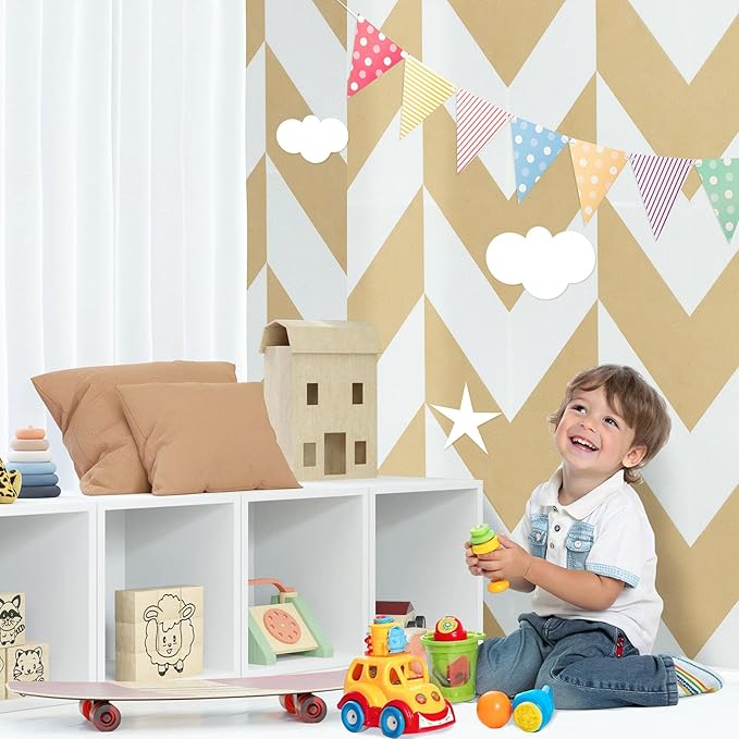 Smarpau Felt Cork Board 48"x36", 12 Pack Large Bulletin Board with 50 Removable Adhesive Tabs 35 Pushpins, Pin Board Tack Board, Cork Bulletin Boards for Home Office Decor