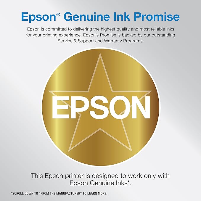 Epson Workforce Pro WF-3823 Wireless All-in-One Printer with Auto 2-Sided Printing, 35-Page ADF, 250-Sheet Paper Tray and 2.7" Color Touchscreen, Black