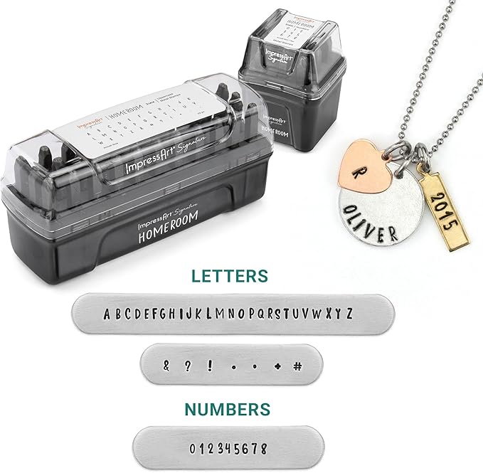 ImpressArt - Ultimate Metal Stamping & Bracelet Making Kit, Tools & Supplies for Metal Hand Stamping Craft Projects, DIY Jewelry Making & Keepsakes
