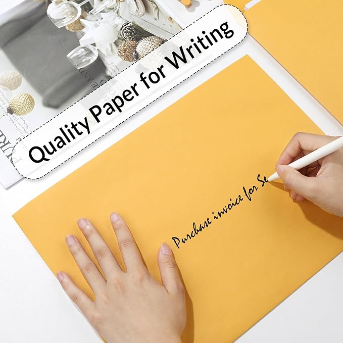 SUNEE 9x12 Clasp Envelopes 100 Count - 9x12 Inch Brown Kraft Envelopes with Clasp Closure – for Home, Office, Business, Legal or School, Great for Filing, Storing or Mailing Documents