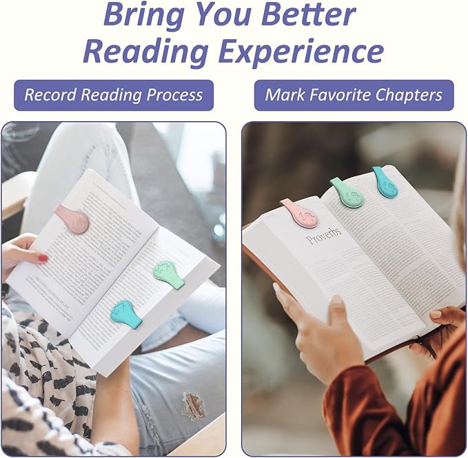 Magnetic Silicone Bookmarks for Reading Book, 3 PCS Extra Strong Magnetic Book Mark Clip Cute Dolphin Book Page Holders Accessories Gift for Women, Men, Book Lovers, Teachers, Readers, Kids