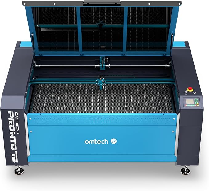 OMTech Pronto 150W CO2 Laser Engraver – 63"x40" Laser Cutter with Autofocus, 2-Way Pass, Air Assist, Red Dot Pointer | Ideal for Wood, Acrylic, Glass & More
