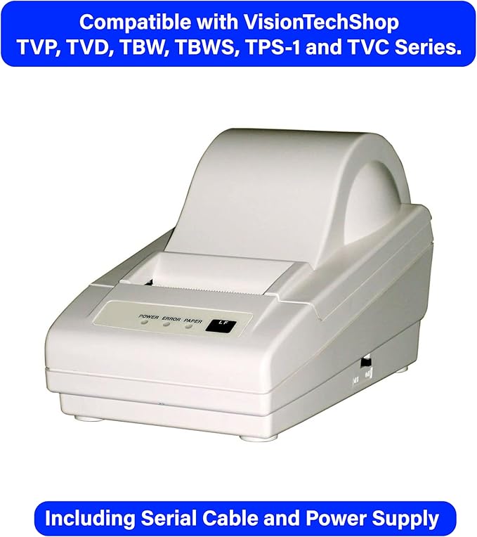 VisionTechShop DLP-50 Label Printer for VisionTechShop TVP, TVD, TBW, TBWS, TPS-1 and TVC Series