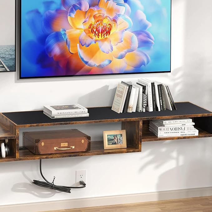 MAIDERN 39.4” x 7.9” Narrow Table Cover, Reversible Leather & Cork Console Table Mat, Long Slim Table Protector for Sofa Table, Entryway, Sideboard, Hallway, or Buffet Table (Black)