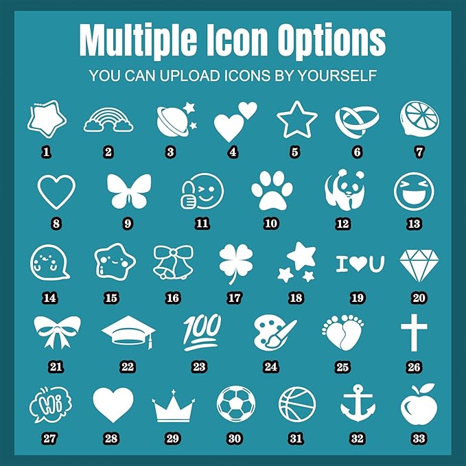 Custom 6-In-1 Multicolor Ballpoint Pen 0.5mm Tip Personalized Pens with Text Logo Name Printed Customized Pens Gift for Businesses School Office Employee Exhibition, 7PCS