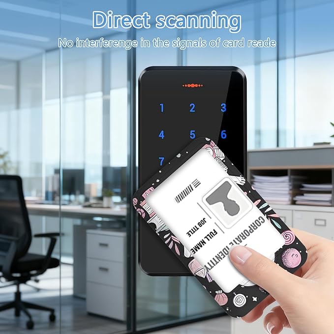 Cute Skull Reading Badge Holder Reel Lanyard,ID Card Badge Holder Retractable Name Tag Clips for Doctor Nurse Teacher Office Student