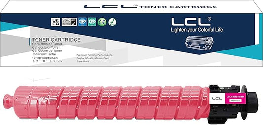 LCL Compatible Toner Cartridge Replacement for Ricoh 841851 for Ricoh MP C4503 MP C4504 MP C4504ex MP C5503 MP C5504 MP C6003 MP C6004 MP C6004ex Printer (1-Pack Magenta)