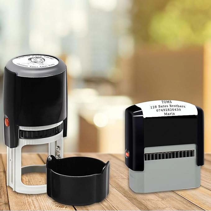 Custom Face Photo Stamp Personalized Self-Inking Portrait Rubber Stamps Customized Name Logo Return Address Approved Stamp Label Stamping Supplies Office Business Funny Gifts for Pets Teacher Face