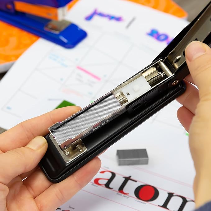 BAZIC Products Staples Standard (26/6) 5000/Pack, Stapler Refill Standard Size Staple, Silver Colors, 1-Pack