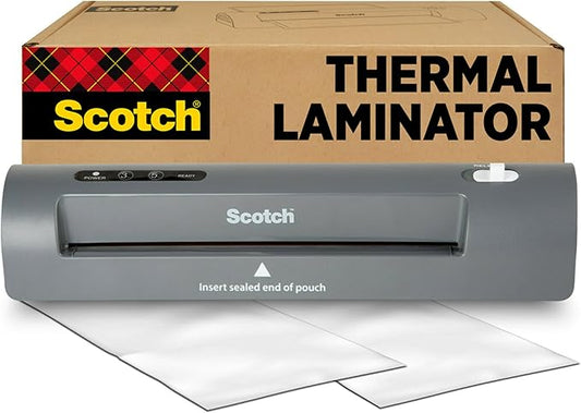 Scotch Thermal Laminator, 2 Roller System for a Professional Finish, Use for Home, Office or School, Suitable for use with Photos (TL901X)