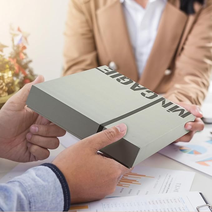 Leather Journal for Men 320 Pages B5 Large Journaling Notebooks with 100 GSM Thick Paper Journals for Writing Notebook for Men & Women with Buckle Closure Work Diary, 7.28" x 10.23", Blue