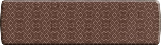 NewLife by GelPro Anti-Fatigue Designer Comfort Kitchen Floor Mat, 30x108" , Trellis Walnut Stain Resistant Surface with 3/4” Thick Ergo-foam Core for Health and Wellness