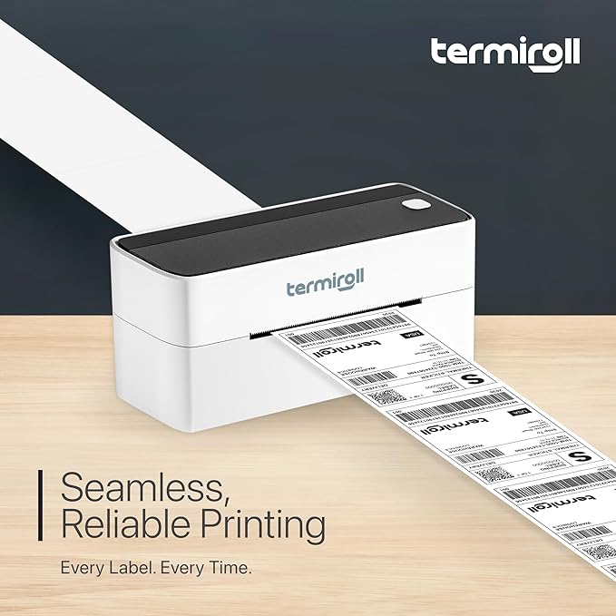 4x6 Direct Thermal Shipping Labels – Non-Perforated Roll – 350 Labels – Compatible with Rollo, Zebra, iDPRT, Munbyn – Strong Adhesive, BPA-Free, Multipurpose Commercial Grade by Termiroll