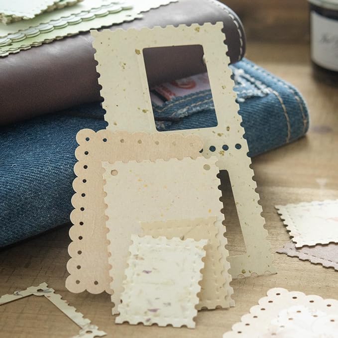 Vintage Scrapbook Paper Set, 144 PCS Textured Craft Paper Kit with Glue Tape for Journaling, Scrapbooking, DIY Crafts, and Art Supplies