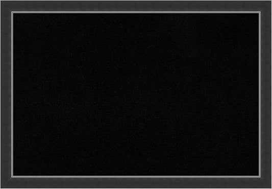 Amanti Art Black Cork Board for Wall, 27x39 Vision Board with Black Wood Frame, Large Corkboard Office Decor for Home Organization, Modern Corkboard Pinboard to Display Items for Home Organization in