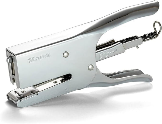 Officemate Classic Plier Stapler, Metal, Silver (97758)