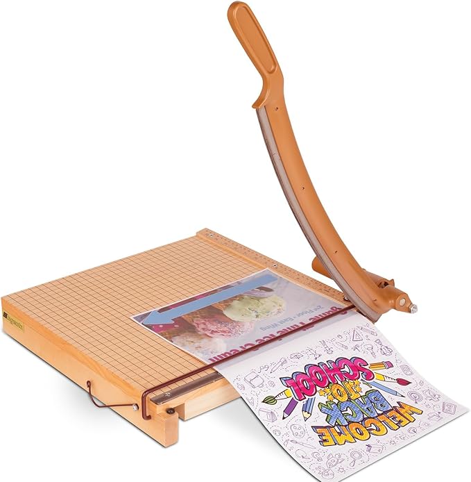 Swingline Paper Trimmer, Guillotine Paper Cutter, 15" Cut Length, 15 Sheet Capacity, ClassicCut Ingento (1142)