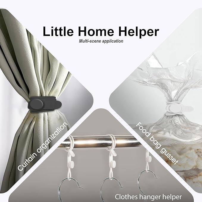 Nearockle Silicone Cable Ties Cord Organizer Cable Management, 16Pcs 4.2" and 7.1" Reusable Cable Organizer Electronic Accessories for Home, Office, Kitchen, School, Travel(Black&White)