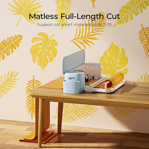 LOKLiK Cutting Machine 2 by HTVRONT - 5 in 1 Vinyl Cutter Machine with 5X Cutting Force, Cuts 100+ Materials, AI Painting, 13'' Smart Die Cutting Machine for All Crafts Cards 3D Arts Home Decor