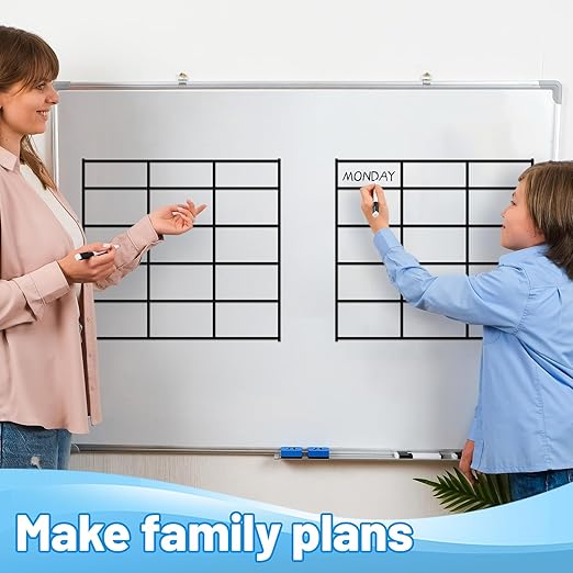 Black Magnetic Tape Roll Thin Strips, 1/4 inch x 25 feet Magnetic Whiteboard Graphic Decorative Tape Marking Line for Classroom Office Fridge Charts Graphic Decorative (2)