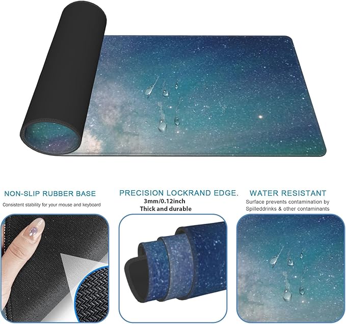 Great Dane Gaming Mouse Pad,12x31.5in Non-Slip Rubber Cute Dog Desk Mat,Large Extended Colorful Puppy Portrait Mousepad for Office Home Laptop,Mice Pads Gifts,Game Lover Deskmat Decor