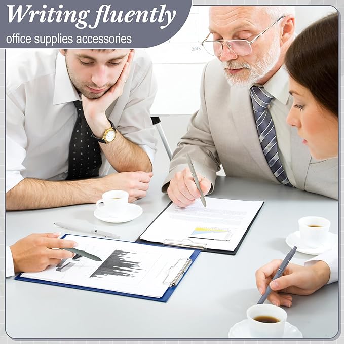 Epakh Gel Pens, 10 Pcs 0.5mm Quick Dry Black Ink Fine Point Smooth Writing Pens High End Series Retractable Aesthetic Ballpoint for Office School Supplies Women Men Gifts(Classic Color,Classic)