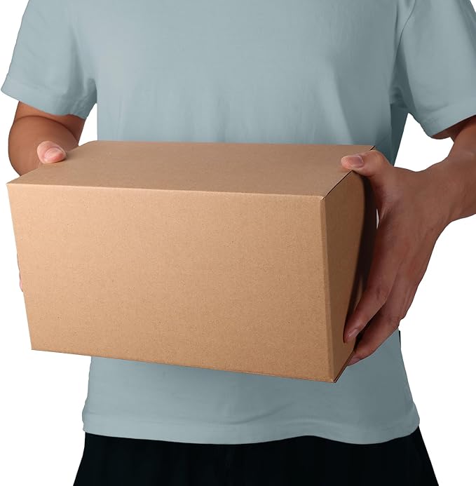 CRUGLA 40 Packs 11x6x6 Shipping Boxes for Small Business, Corrugated Cardboard Boxes Bulk for Shipping Packing Mailing