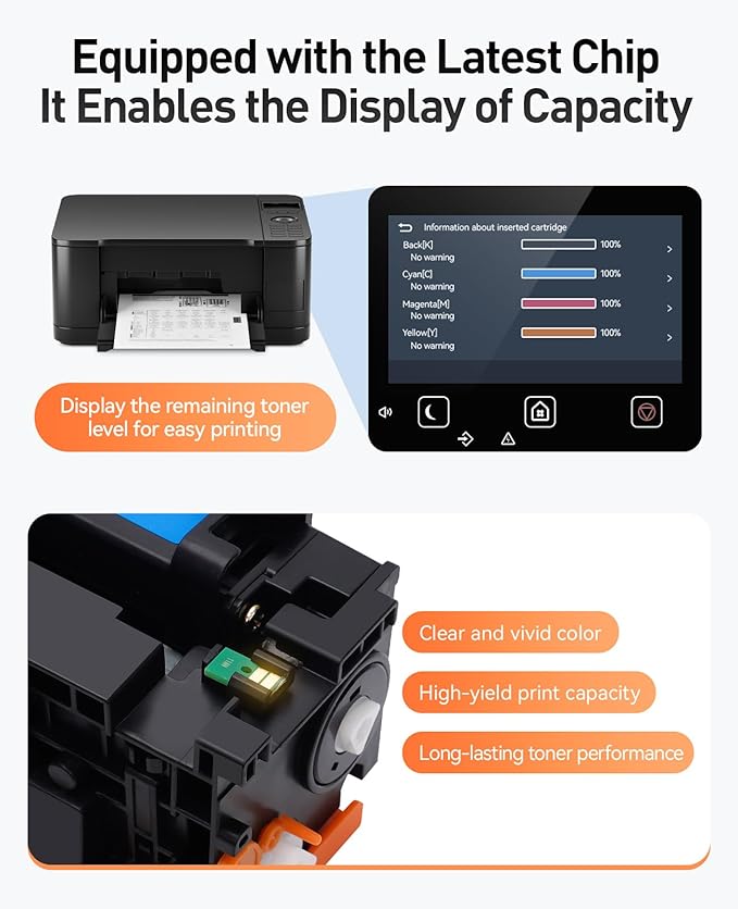 134A W1340A Black Toner Cartridge Set 2-Pack High Yield with Chip Replacement for HP 134A W1340A 134X W1340X Toner Cartridge Compatible with HP Laserjet M209dw MFP M234dw M234sdw M234sdn Printer Ink