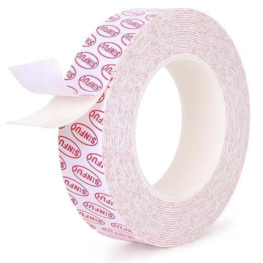 Double Sided Foam Tape Heavy Duty, Removable Damage Free Adhesive Tape, Residue Free Tape Picture Hanging Adhesive Strips Suitable for Indoor and Outdoor Installation Home Office(1.18" x 22Ft)