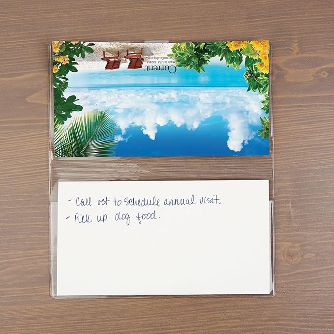 2026 Paradise Tropical Planner Pocket Calendar & Memo Pad, 3.5-Inch x 6.5-Inch Size Closed, Bookstore-Quality Monthly Floral Purse Calendars With 30 Note Pages for Kitchen & Office