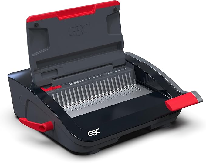 GBC Binding Machine, CB20 CombBind Punch and Bind Machine, Punches 20 Sheets, Binds 330 Sheets (WSM200025)