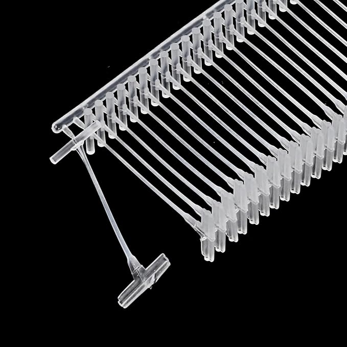 MECCANIXITY Standard Tagging Fasteners,Plastic Regular,Standard Label Gun Price Tagging Barbs for Garment Price Tag Label Tagging Barbs 20mm/0.79 Inch,Pack of 1000 Transparent