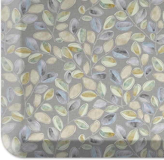 GelPro Anti-Fatigue Designer Comfort Kitchen Floor Mat Orchard Grey Lake 30x108