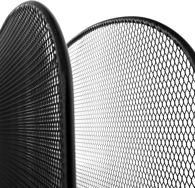 Safco Onyx Desk Organizer, 5 Tiered Vertical Compartments, Office and Classroom Mailbox , Paper and Mail Sorter, Steel Mesh, Black