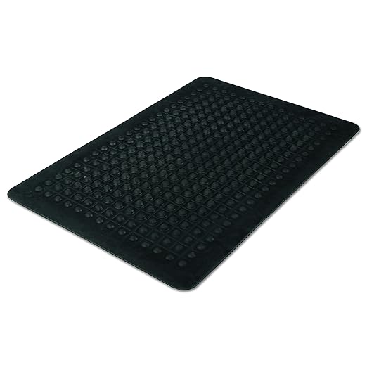 Guardian Flex Step Antifatigue Floor Mat, Rubber, 2'x3', Black